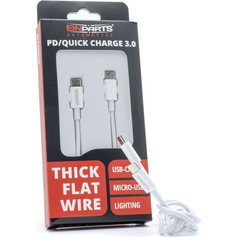 60W USB-C Ladekabel - Quick Charge 3.0