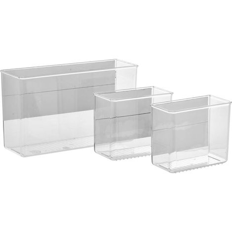 3er-set magnetischer organizer lino transparent - 5five (1/4)