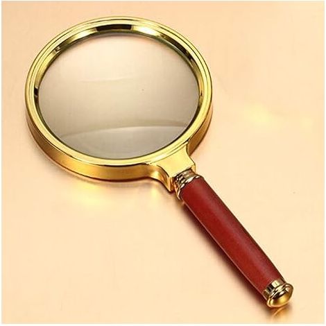 Magnifying Glass 10X Magnification Handheld Magnifying Glass for Science, Reading Books, Inspection. (10X handheld magnifier)