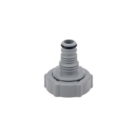 P6H1419 Vanne de Vidange,Adaptateur de Drainage pour Tuyau de Piscine, Adaptateur de Tuyau de Vidange, Connecteur de Valve de Vidange (gris Ø 32 mm) (1/4)