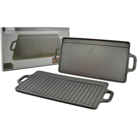 Piastra grill, Perfect Home, in ghisa, 51x24 cm (1/3)