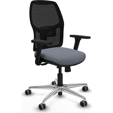 Bürostuhl piqueras y crespo Alfera schwarz grau Schaum Aluminium (1/2)