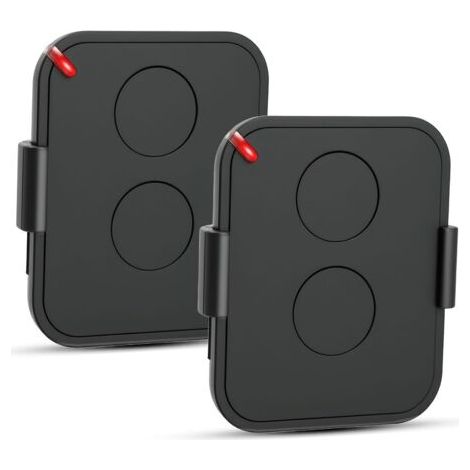 Lot de 2 Telecommande Portail, 433,92 MHz Télécommande Porte de Garage, Compatible avec ON2E, ON4E, ON1E Rolling Code, 2 Canaux (1/5)