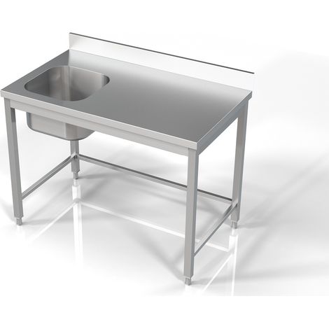 Plonge avec Evier à Gauche ou à Droite - Gamme 700 - Combisteel