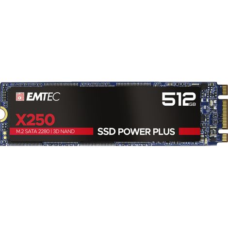 Emtec SSD M2 SATA X250 512GB Power Plus (1/4)