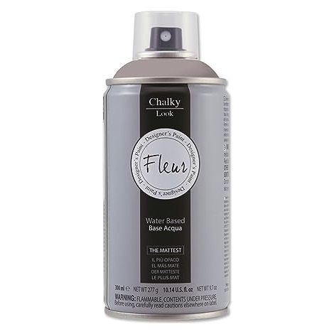 Fleur Chalky Look Spray Colore Opaco Gessoso Shabby per Legno Metallo Muro - Colore: Indian Elephant