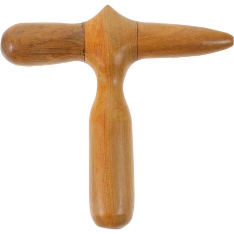 Bâton de massage d'acupuncture en bois pour le corps et les jambes (1 pièce)-12.00X12.00X2.00CM (1/4)
