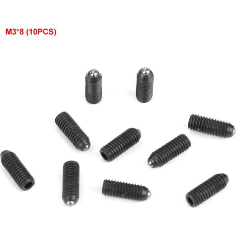 Plongeur à Billes avec Ressort 10pc Kit M38 Hex Socket Carbone (1/5)