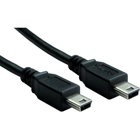 Rs Pro – Câble USB Mini B vers Mini A 1m – Connecteurs mâles – Pour transfert de données rapide – Compatible appareils numériques