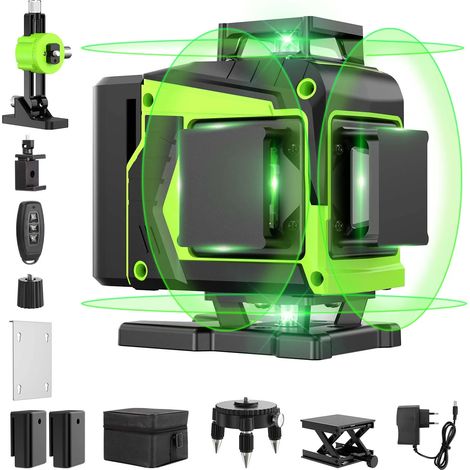 Selbstnivellierender Grünlaser mit 16 Linien & Akku (1/5)