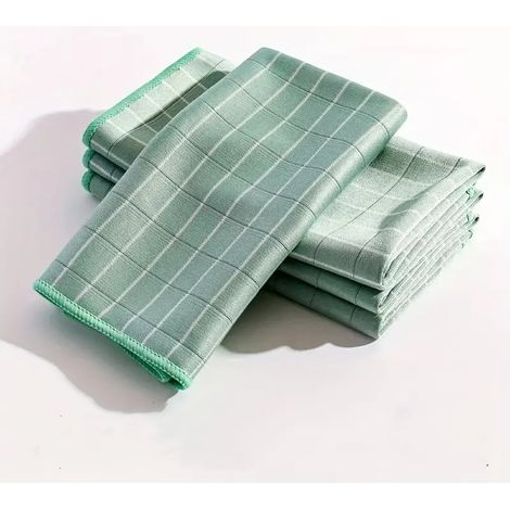 Chiffon en microfibre de bambou (lot de 4) - Nettoie et fait briller toutes les surfaces lisses et délicates - 40 x 40 cm (1/5)