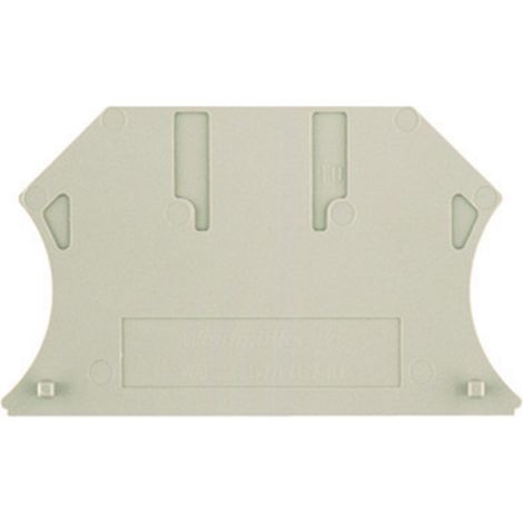 Plaques d'obturation et plaques séparatrices Weidmüller WAP 2.5-10 BL 1050080000-1 1 pc(s)