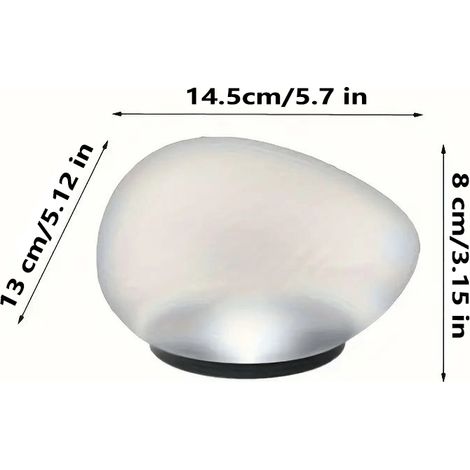 Lampe Paysagère Solaire Effet Pierre Réaliste – Éclairage Décoratif Extérieur/Intérieur pour Jardin, Pelouse et Bord de Piscine, Installation Facile (1/5)