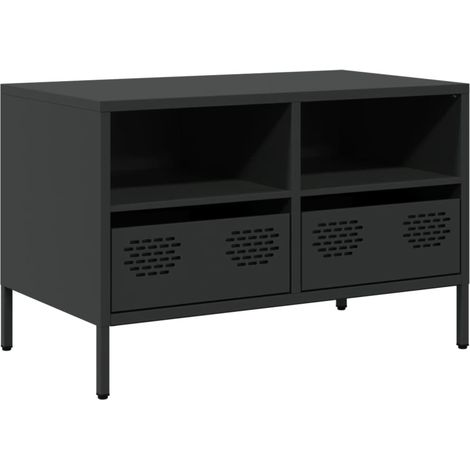 Maison Exclusive - TV-Schrank Schwarz 68x39x43,5 cm Kaltgewalzter