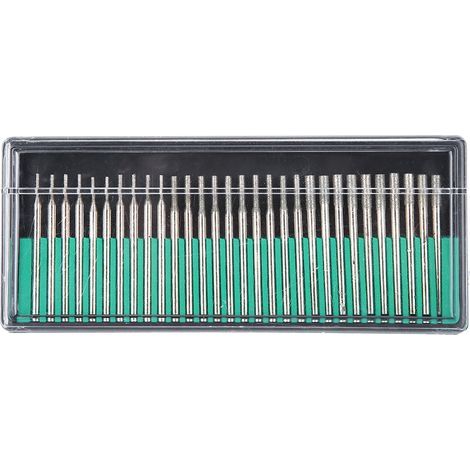 30 Pièces Tête de Meulage Diamantée pour Outil Rotatif, Accessoires de Sculpture et Ponçage (1/5)
