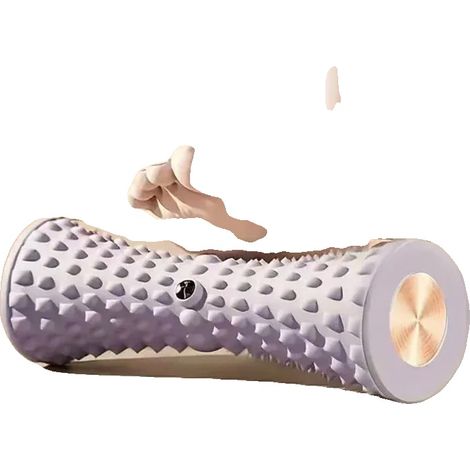 Rullo massaggiante per piedi, sollievo profondo dei tessuti, design ergonomico, 2 pezzi viola (1/2)
