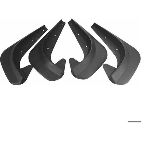 Garde-Boue Universel - Polypropylène Noir - 180 x 250 mm - Pour Roues Avant Et Arrière - Lot De 4 (1/4)