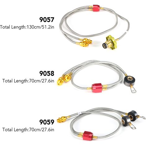 Adaptateur tuyau brûleur pour Double réchaud de Camping réservoir à cylindre plat pêche en plein air pique-nique (1/5)