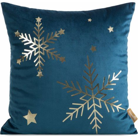 Weihnachtskissenbezug 237 45x45 cm marineblau (1/4)