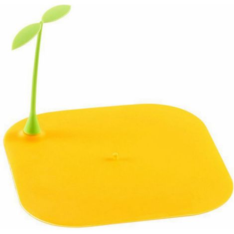 Tapis de caniveau de sol en silicone antidérapant et anti-odeurs, motif germes de soja mignons, idéal pour la cuisine et la salle de bain. Résistant aux odeurs et antidérapant. Convient pour la cuisin (1/4)
