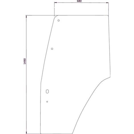 Vetro portiera UNIVERSALE D6719