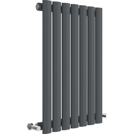 Balterley Pattingham Horizontal Single Panel Radiator, 600mm x 412mm - Anthracite