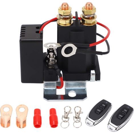 12V 500A Fernbedienungsschalterrelais, auslaufsicher, Kfz-Batterietrennschalter, Fernbedienung, Hauptschalter (1/5)