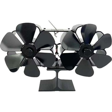 Fireplace fan-LT382 thermal power self-starting high temperature resistant 6 blades