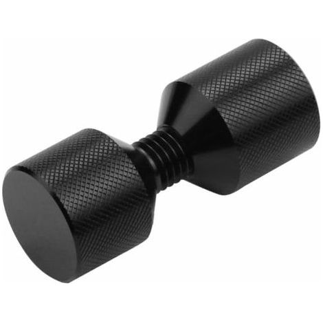 1PC 1-1/8" Perni di allineamento flangia a due fori, set zigrinato in alluminio piccolo (1/4)