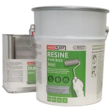 epossidica tipo di resina R123 Soloplast 5 KG (1/5)