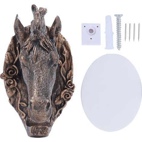 Crochet mural en forme de cheval mignon pour porte-manteau, chapeaux et vêtements - Décoration pour salle de bain et chambre (1/5)