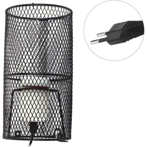 Lampe chauffante en céramique Zoternen pour reptiles avec support anti-chaleur pour tortues, lézards et serpents (1/4)