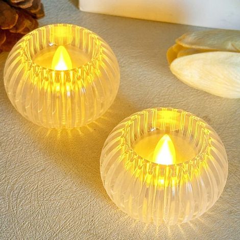 LED-Kerze zur Bürodekoration – warme Atmosphäre – ohne die Risiken herkömmlicher Kerzen (A)
