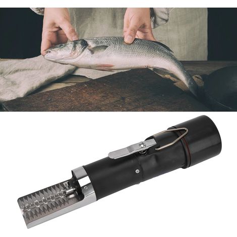 Elektrischer Fischschuppenentferner, ABS-Edelstahl, 6 Räder, 3 x 2000-mAh-Akku (1/5)