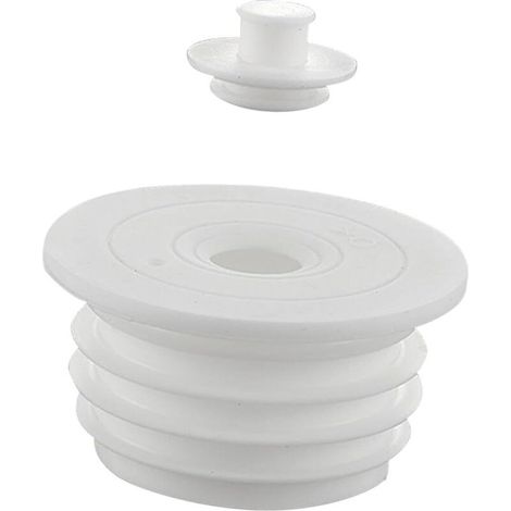 Tuyau Bouchon D'étanchéité. Silicone Bouchon D'étanchéité de Tuyau D'évacuation. Piscine Siphon de Sol Bouchon D'étanchéité de Salle de Bain de Cuisine Outils de Nettoyage D'égout. 60-65mm Blanc (1/5)