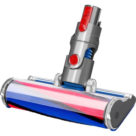 Brosse motorisée à rouleau souple compatible pour Dyson V7 V8 V10 V11 V15 convient au sol dur (1/4)
