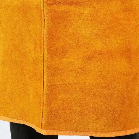 Tabliers en cuir de vache thermo-isolant, Protection pour soudeurs, forgeron, résistant au feu, vêtements de Protection (1/4)