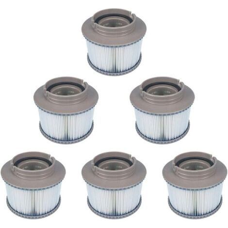 Paquet de 6 filtres MSPA de remplacement pour FD2089, pompe cartouche filtrante adapte tous les spas MSPA actuels (1/5)