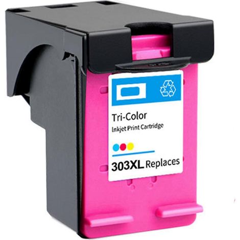 Wiederaufbereitete, kompatible HP 303 303XL Tintenpatrone (Schwarz & Dreifarbig) - Hochwertiger, wirtschaftlicher Ersatz für HP Drucker.