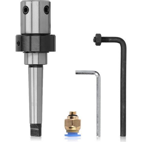 Arbre de coupe annulaire pour perceuse à colonne, queue Morse Taper 2 (MT2) à 3/4 "Weldon avec système de refroidissement pour perceuse: perçage vertical de tour de forage magnétique (1/5)