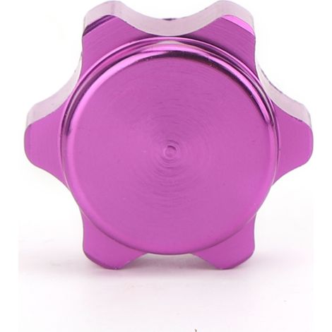 Bouchon anti-poussière écrou de roue 17mm en alliage aluminium pour voiture RC 1/8, compatible HSP 94762 94886, couleur violet - 4 pièces