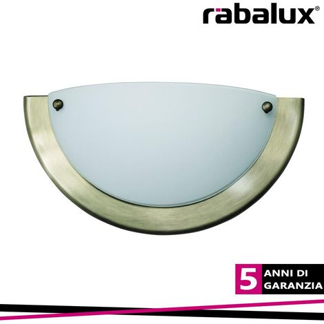 applique bronzo Ufo vetro metallo / Ø31cm bianco (1/3)