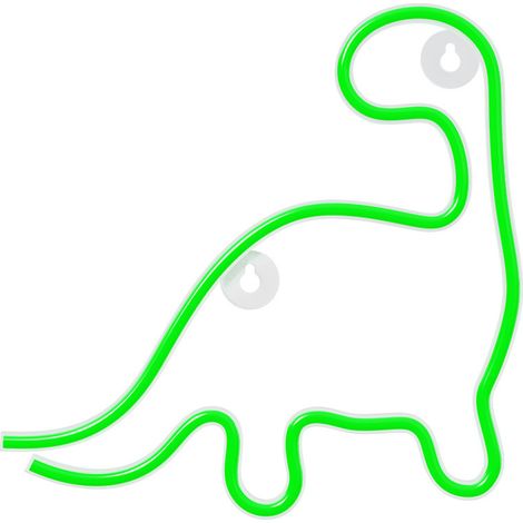 Forever Neon Led Light Dinosaur Green