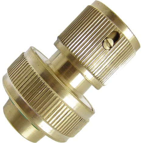 Connettore rapido in ottone per acqua da 3/4 di pollice