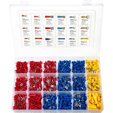 Set 1200 Cosses Câbles Eventronic – Plates, Tubulaires, Électriques