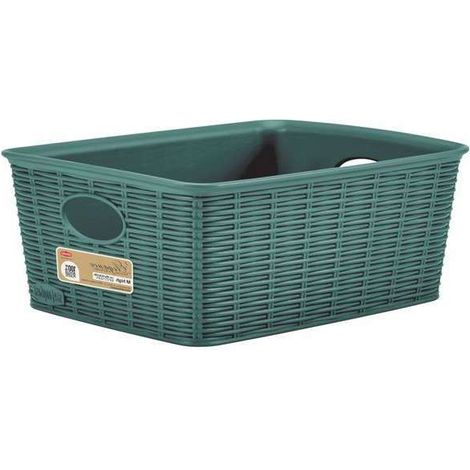 Cestino Elegance High Green Cm 25X20 H 10 Stefanplast