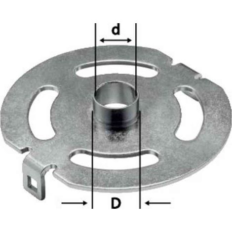 Bague de copiage 17mm pour défonceuse Festool OF 1400 – Installation sans outil – Précision et efficacité pour fraisage