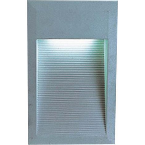 ORION91oficial® - Aplique LED, Empotrable Inox IP54 1,5w 128lm, Luz Blanco Neutro 4000K 234x140x84mm - spaziOrion91