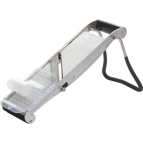 Mandoline japonaise en inox Louis Bron Compact Pro - 120 x 45 x 380 mm - TELLIER (1/2)