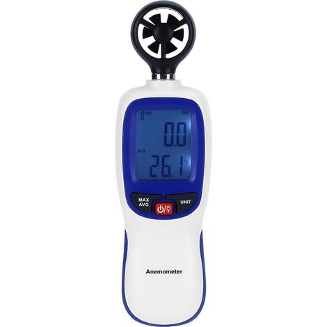 Anémomètre numérique WT82B avec Bluetooth et mesure de la vitesse du vent (1/5)